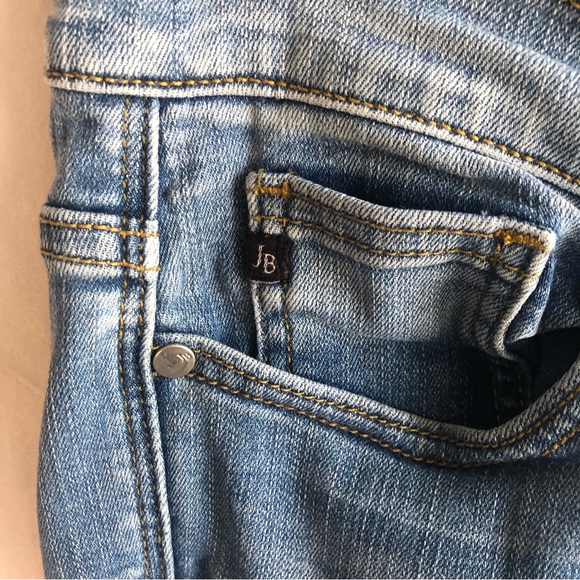 Judy Blue Denim Med Wash, Split Hem Mid-Rise, Jeans, Size 7/28 - Picture 3 of 6